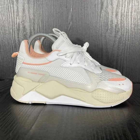 Puma RS-X TECH White/Peach Bud - Picture 1 of 9